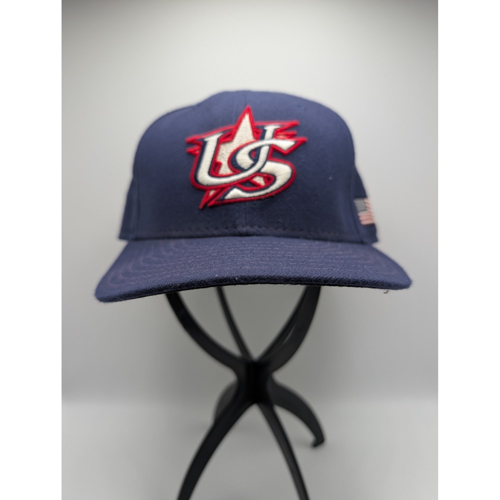 New Era 59FIFTY Team USA World Baseball Classic Fitted Hat 7 3/8 Navy Blue
